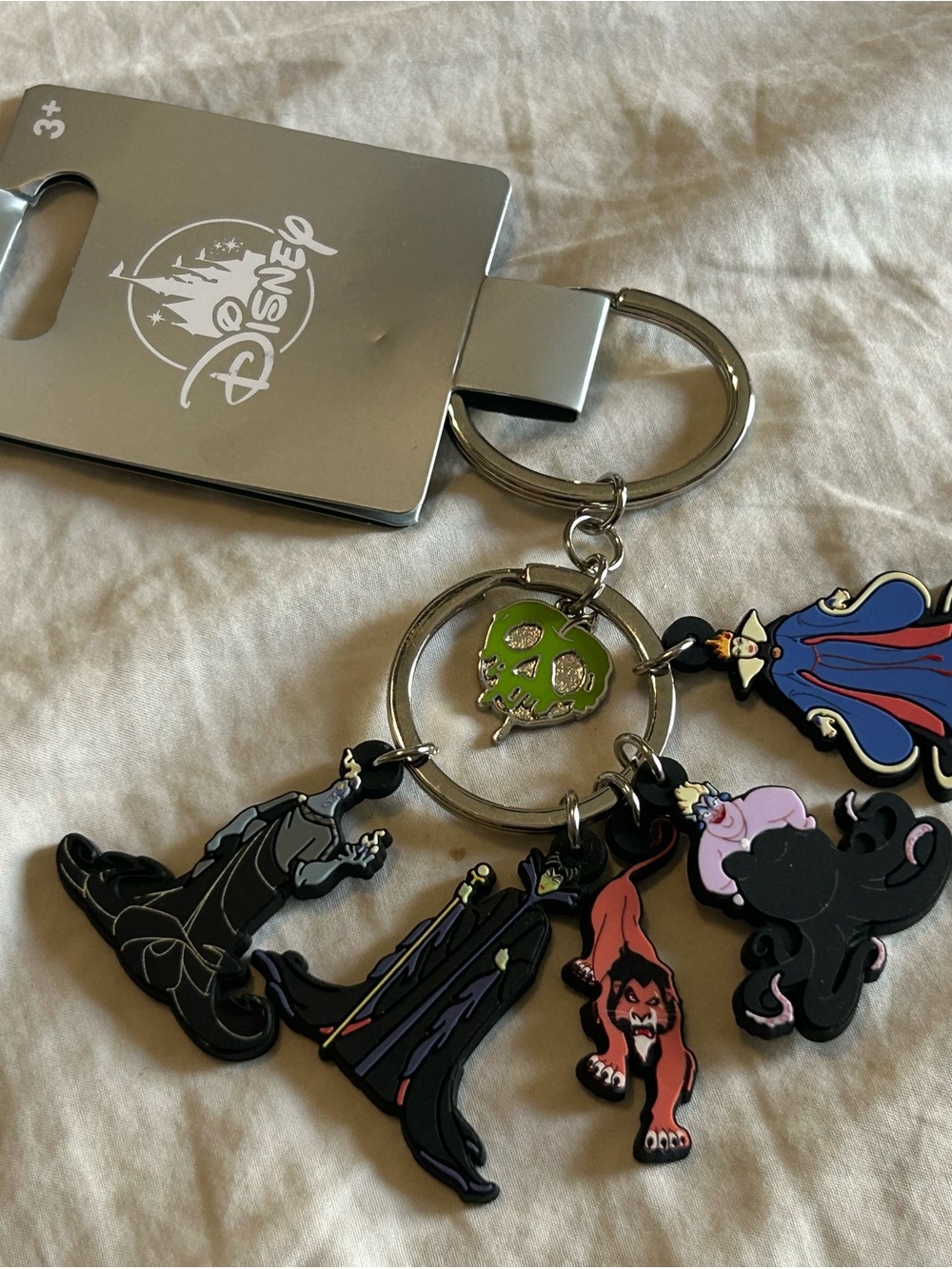 NEW Disney Parks Villains PVC Keychain - Hades Maleficent Ursula Scar Evil Queen